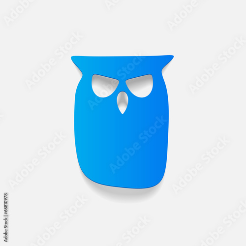 realistic design element: owl