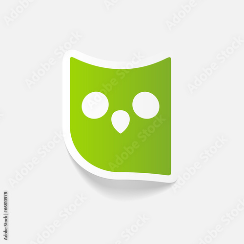 realistic design element: owl