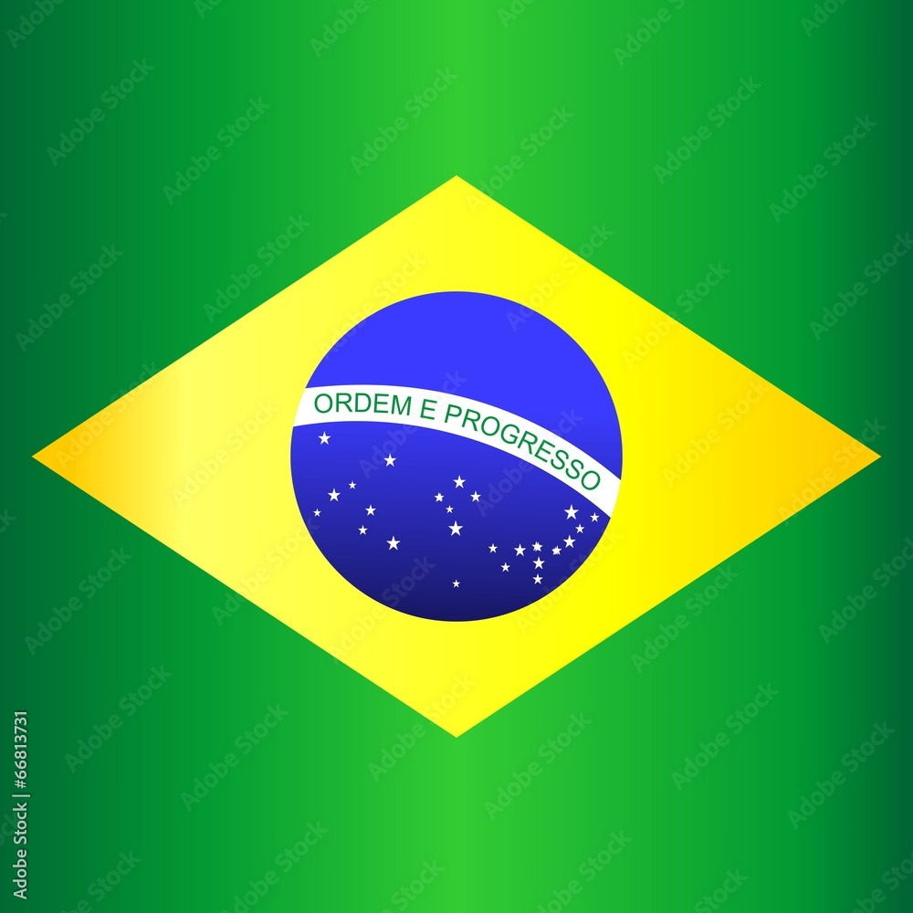 Fototapeta premium Brazil Flag
