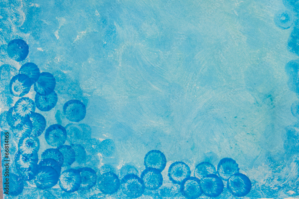Abstract painted background in blue Abstract painted background in blue