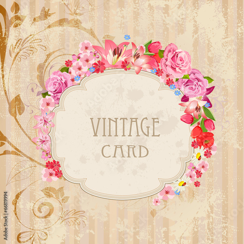 Vintage label for your design photo