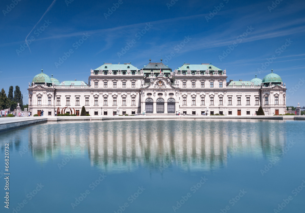 Belvedere castle in Vienna