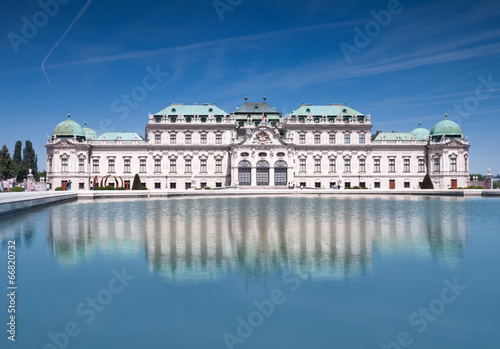 Belvedere castle in Vienna photo