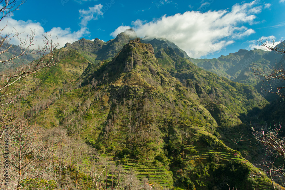 Obraz premium mountain terrace view (landscape)