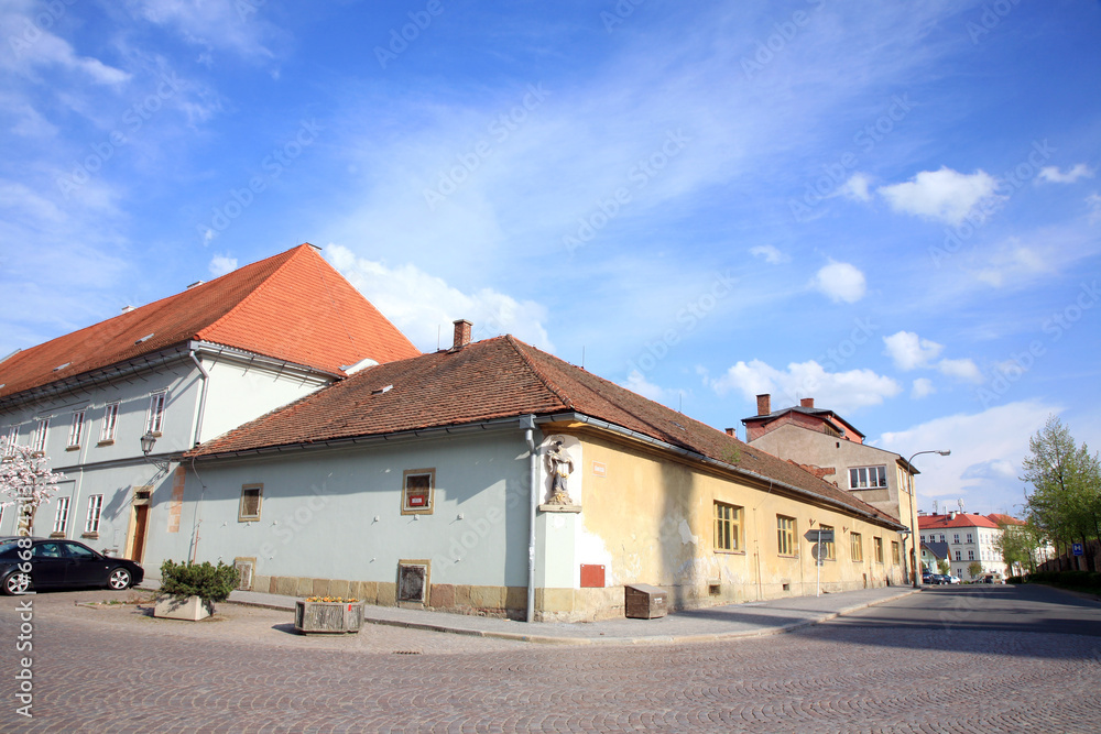 Old castle administrative buildings in Litomysl, Czech Republic