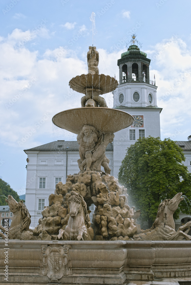 Residence Fountain in Salzburg