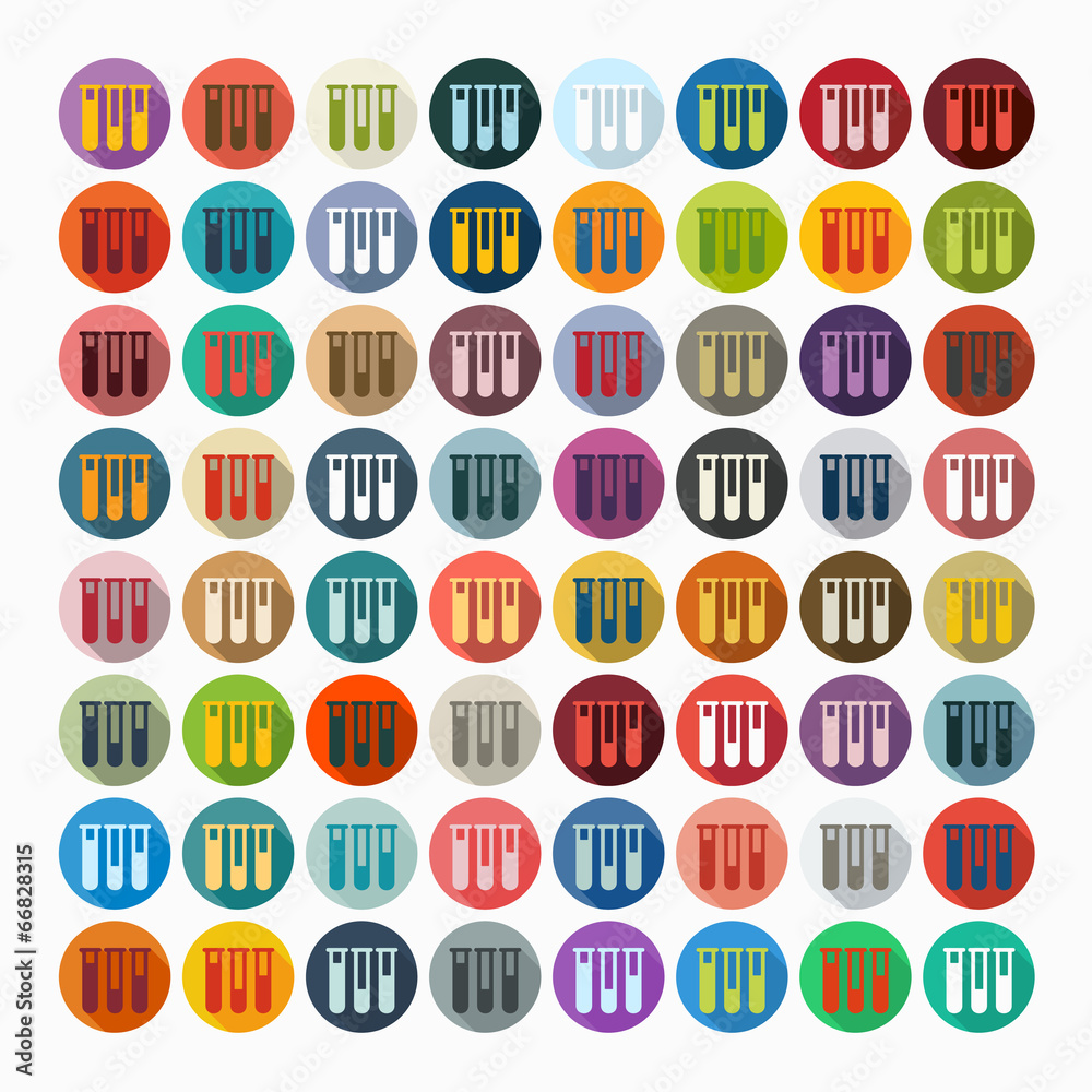 Flat design: tube