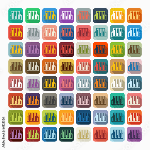 Flat design: tube
