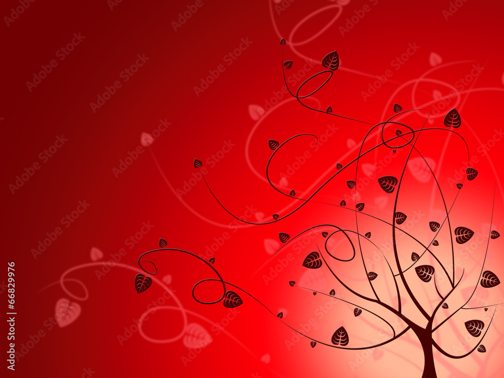 Red Background Represents Design Backdrop And Template