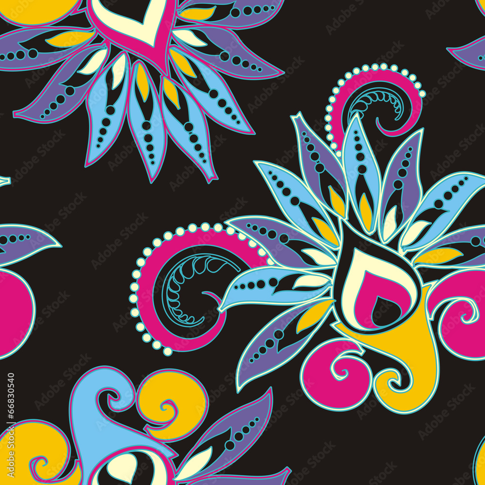 Obraz premium seamless floral pattern