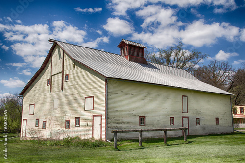 Old Barn in Village