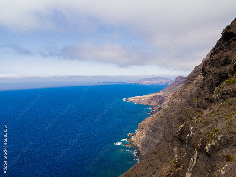 Blick über die Westküste Gran Canarias