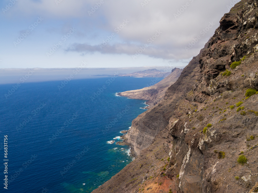 Blick über die Westküste Gran Canarias