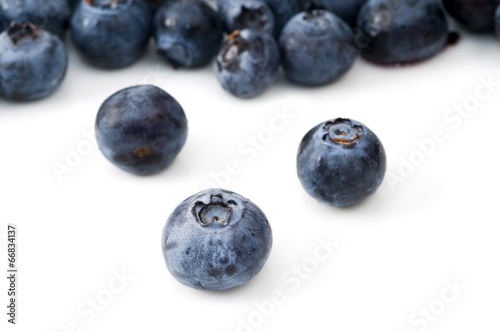 Selective Focus on Blueberry