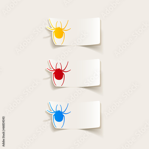realistic design element: spider