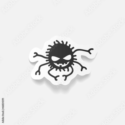 realistic design element: spider