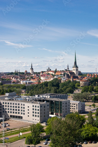 Panorama of old city of Tallinn