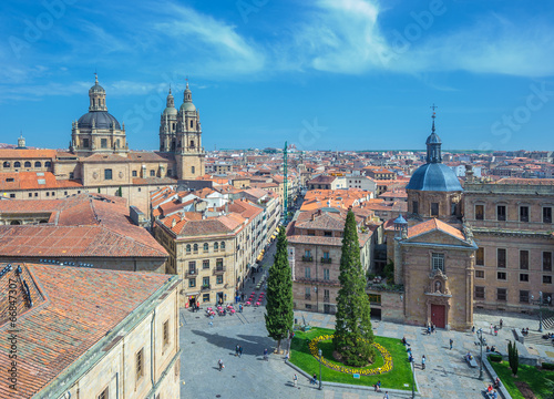 Panorama of Salamanka, Spain