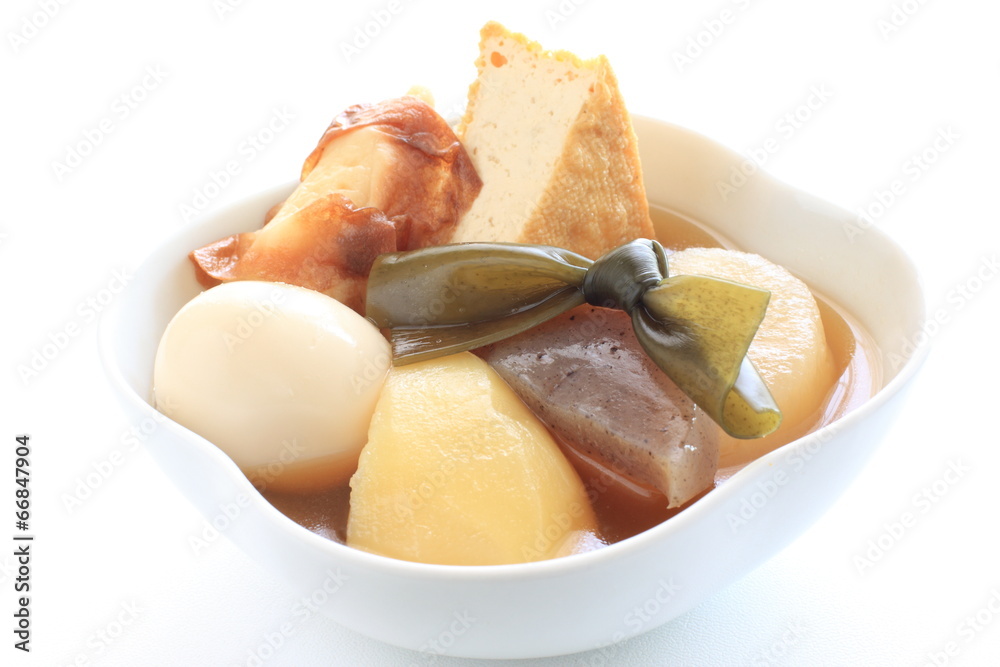 Japanese food, Oden for summer simmered foor image Japanese food, Oden for summer simmered foor image