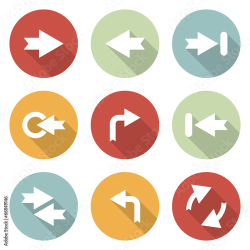 Free Download Arrow vector sign icon set - GFXLoad