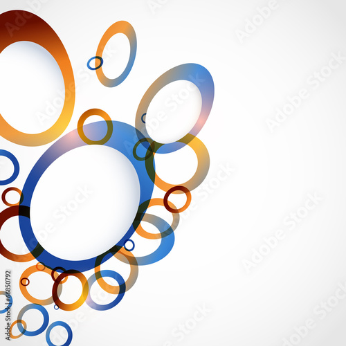 Abstract background circles