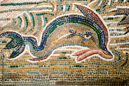 Mozaika delfinów