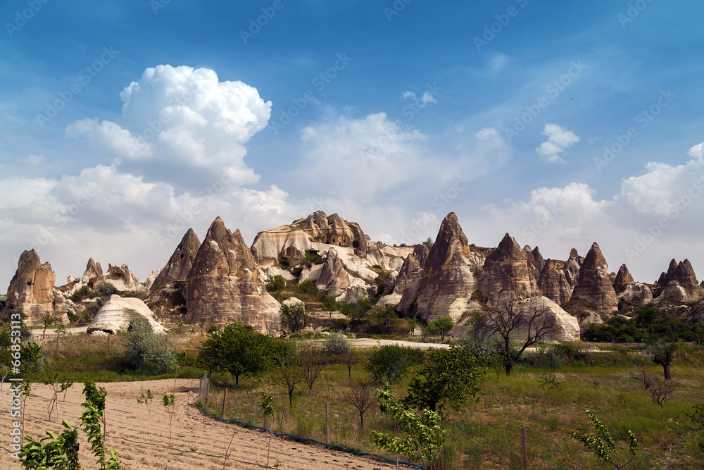 cave mountain city in Cappadocia cave mountain city in Cappadocia
