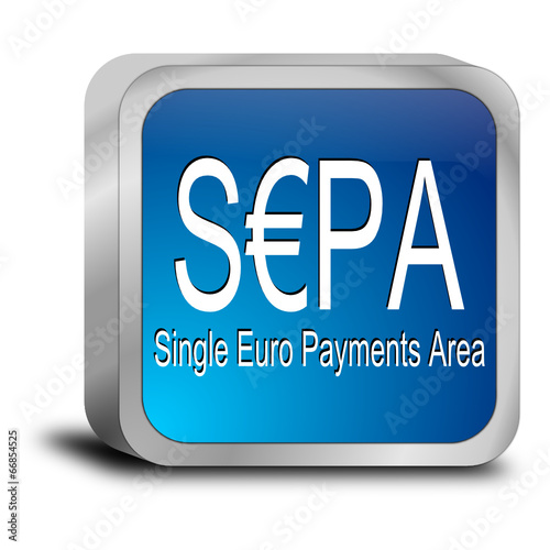 SEPA - Single Euro Payments Area - Button