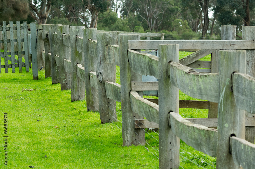 Rustic Fence Churchill Island Rustic Fence Churchill Island