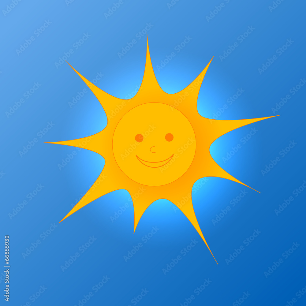 Sun on the sky Sun on the sky