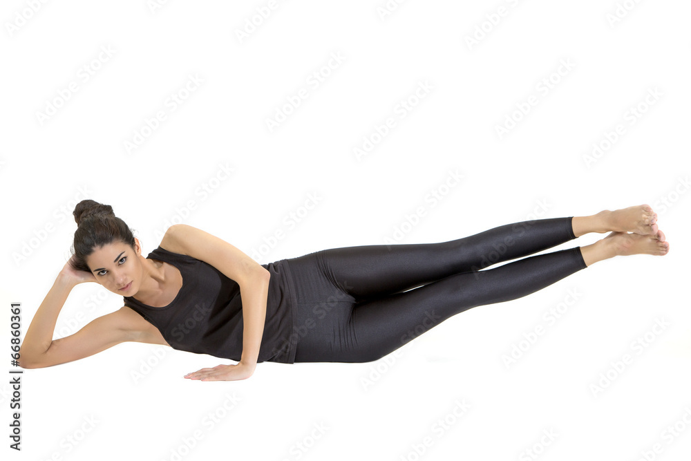 Young woman exercise