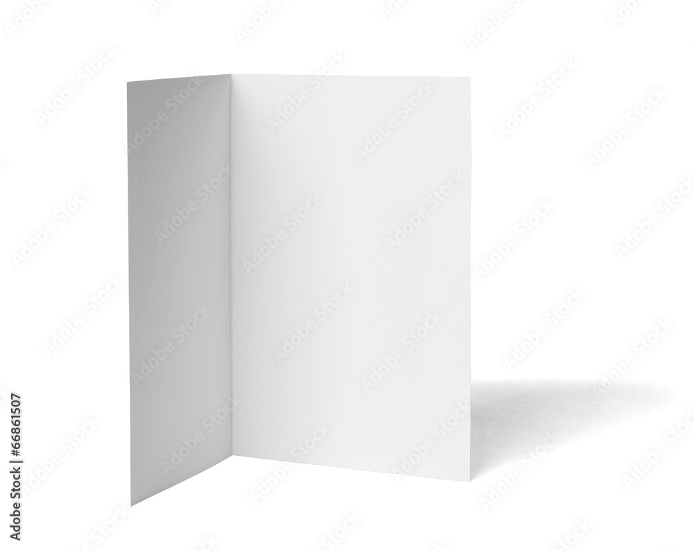 folded leaflet white blank paper template book folded leaflet white blank paper template book