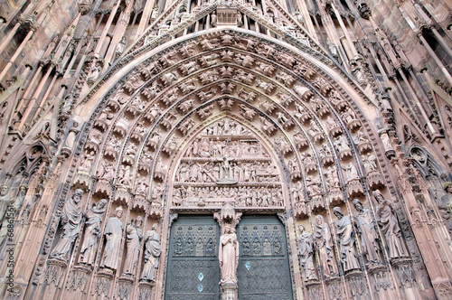 Obraz na płótnie Cathedral of Our Lady. Strasbourg, France w salonie