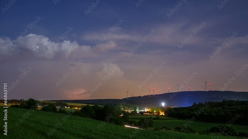 Lightning Strikes Timelapse 4K