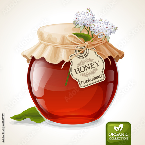 Buckwheat honey jar