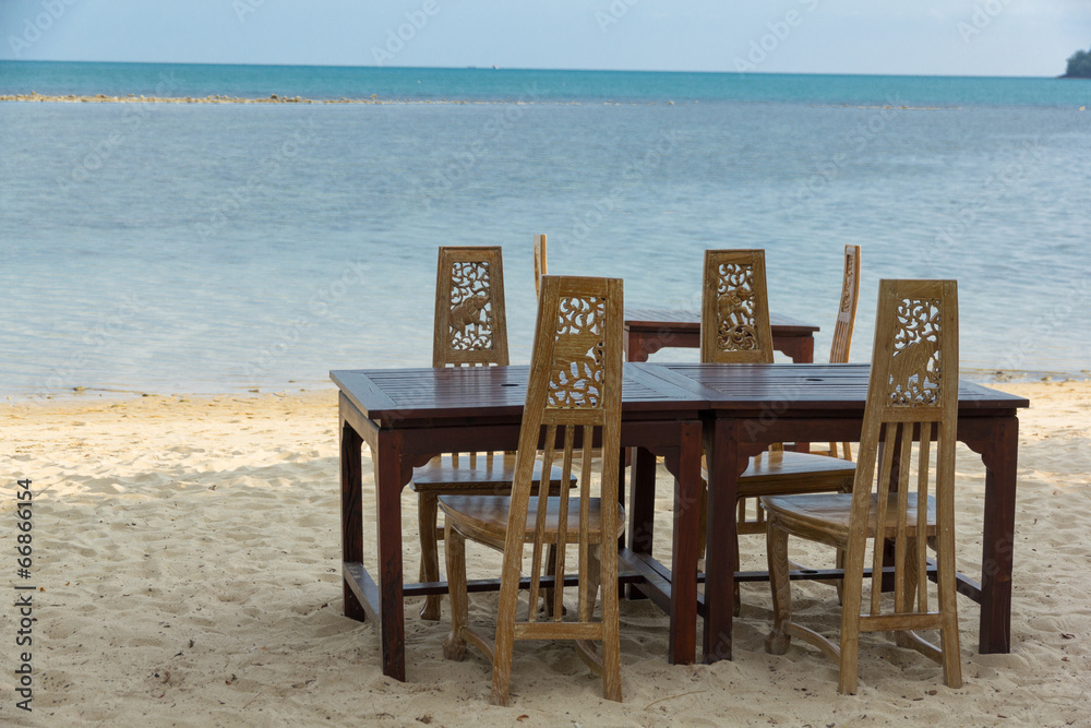 beach chairs