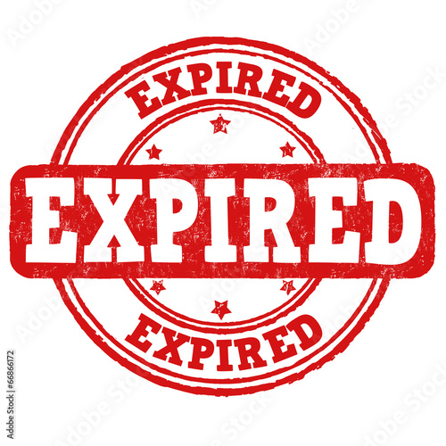 Expired stamp