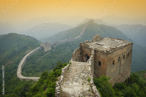 Leinwand Poster Great Wall of China
