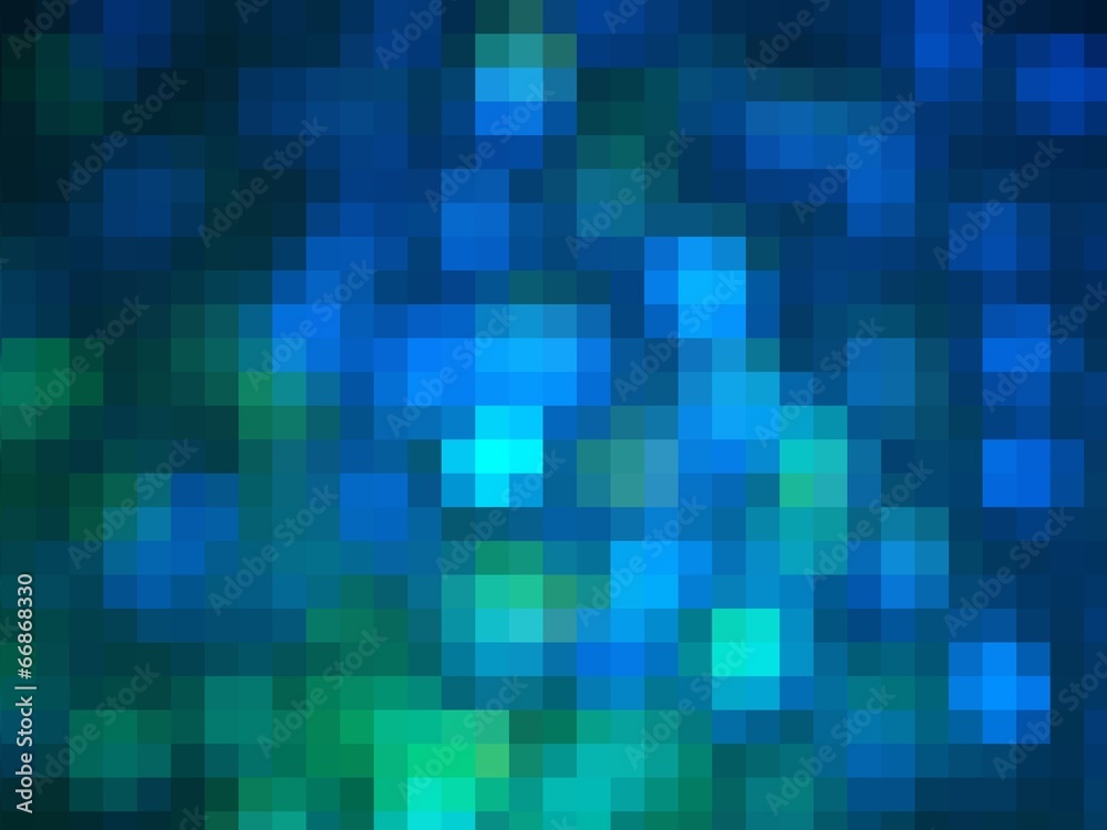 Blue Green Color Pixels Background Blue Green Color Pixels Background