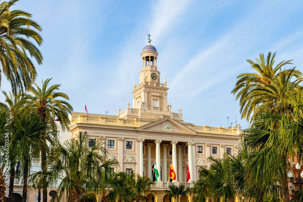 City hall of Cadiz, Spain City hall of Cadiz, Spain