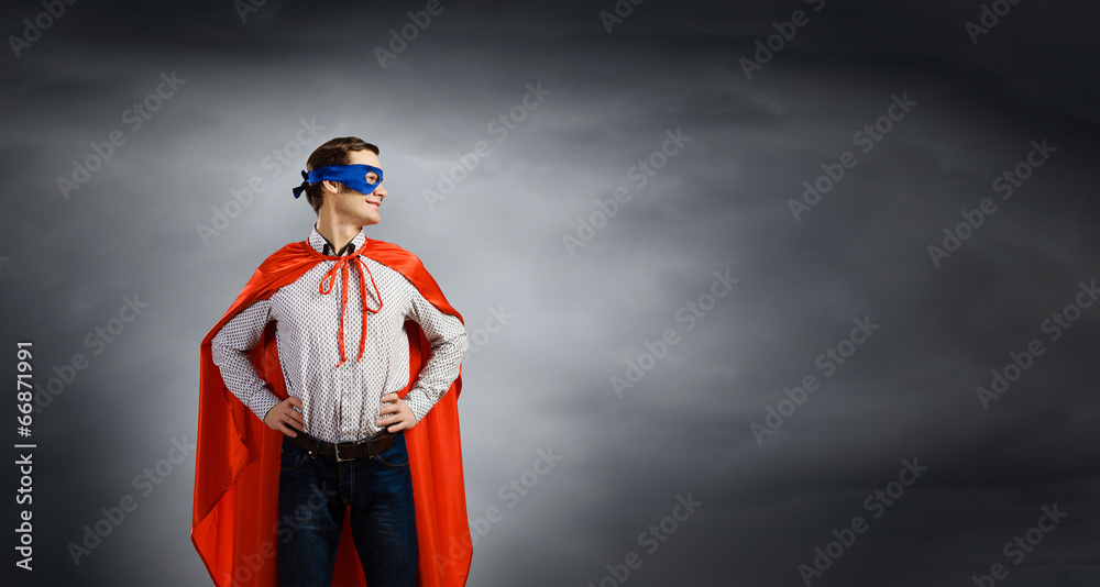 Fototapeta premium Brave superhero