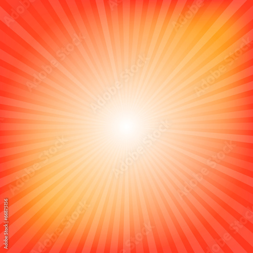 Orange rays texture background