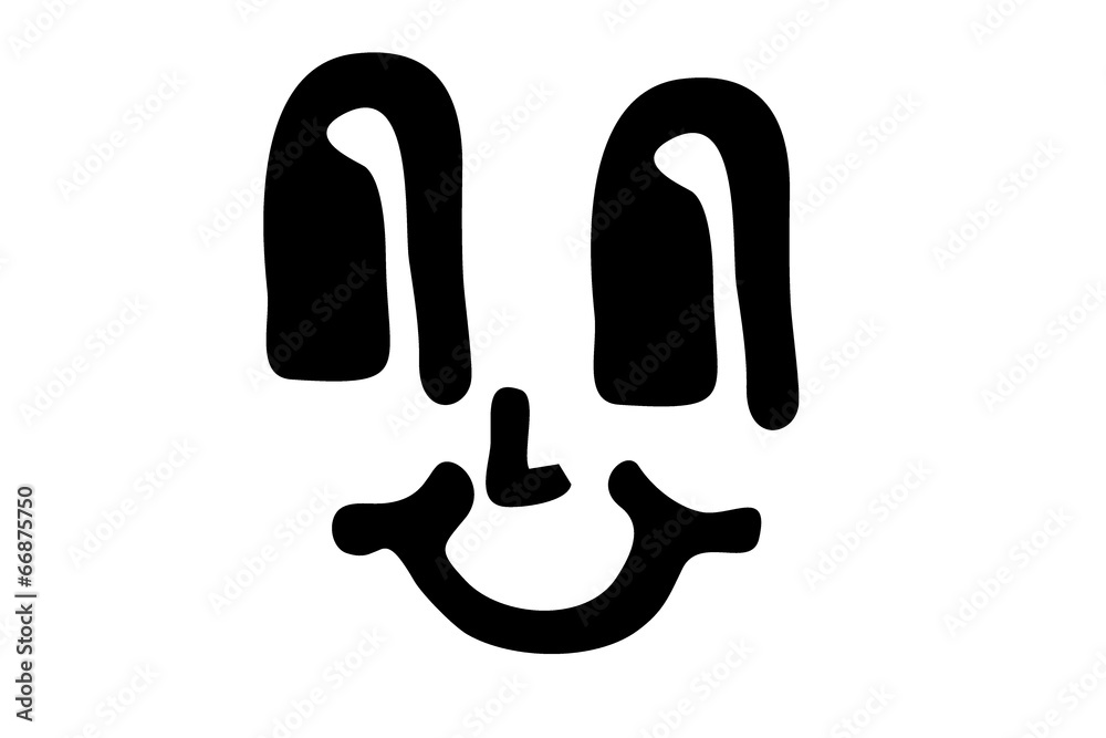 Gute Laune - lachender Smiley