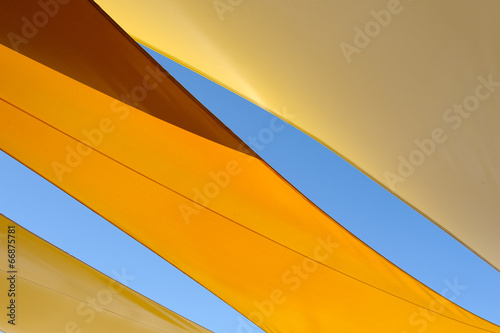 abstract summer awning