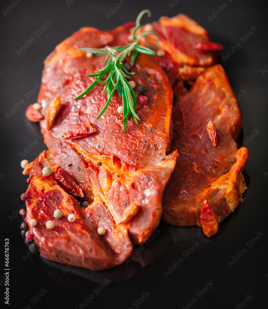 Raw Marinated Meat Raw Marinated Meat