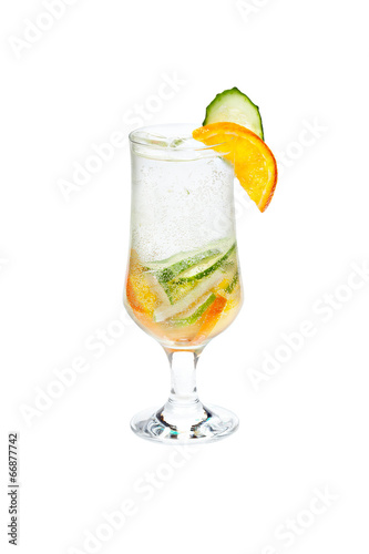 Fototapeta Cold alcoholic cocktail