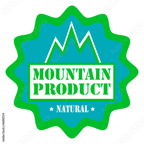 Mountain Product-label