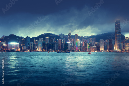 Photography skyline of Hong kong