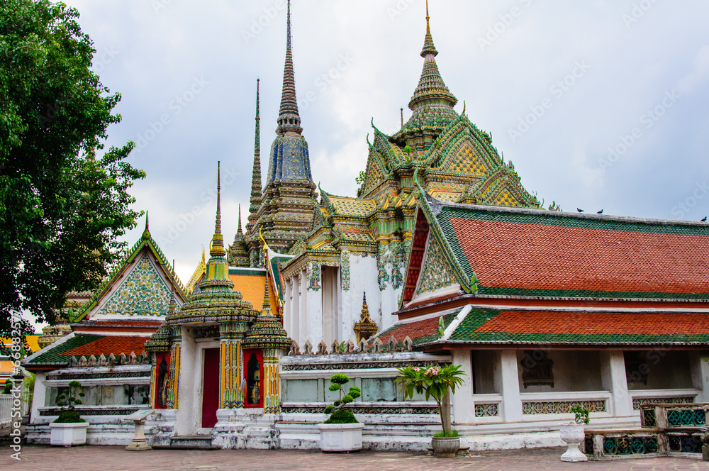 Wat Pho or the Temple of Reclining Buddha in Bangkok, Thailand