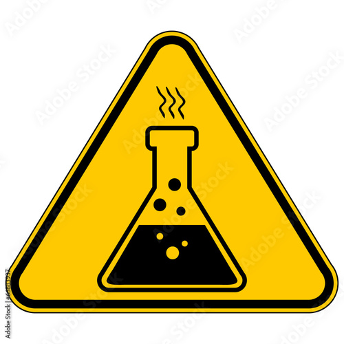 Danger chemicals sign